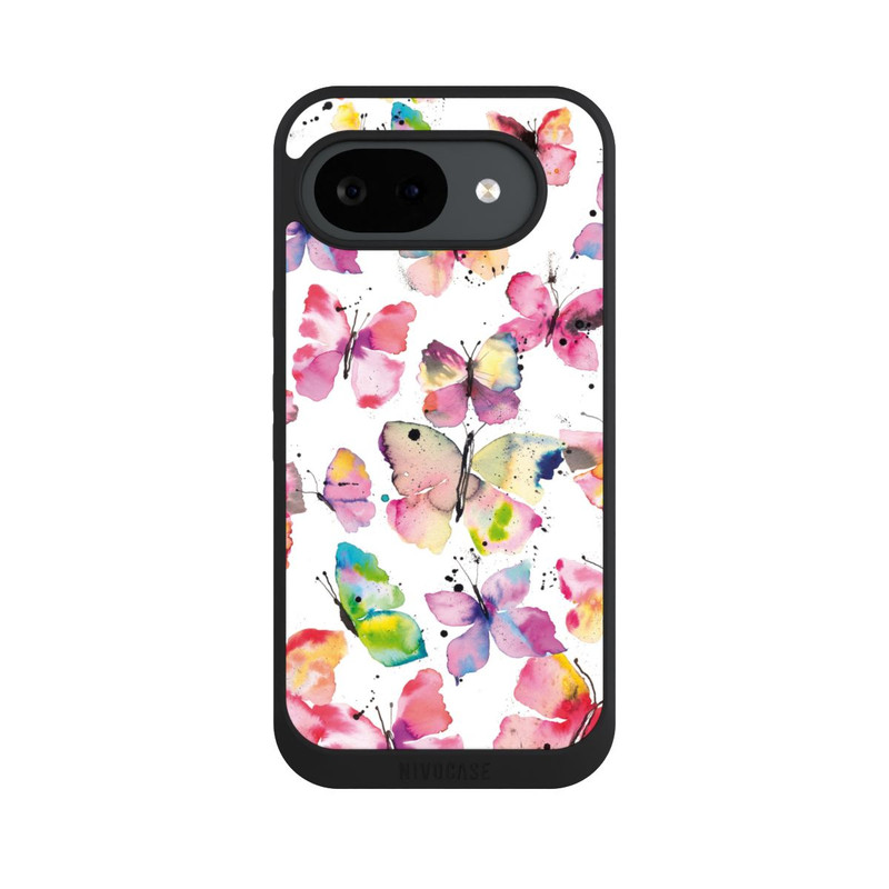 Pixel 10 a NIVOpure Aquarell Frühlingsschmetterlinge