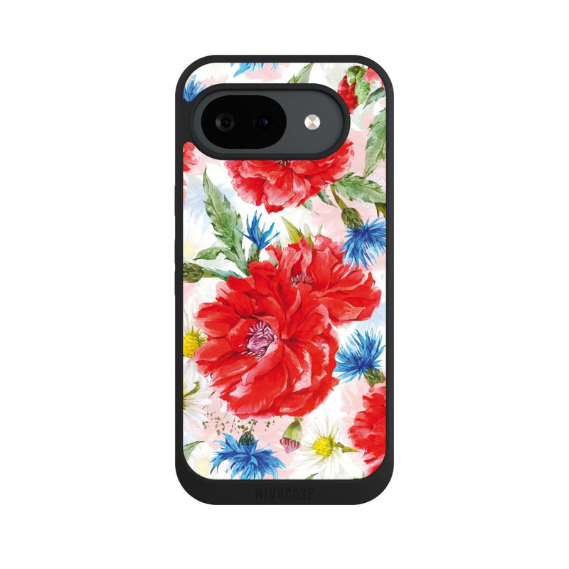 Pixel 10 a NIVOpure Sommerwiese Kornblumen Mohn