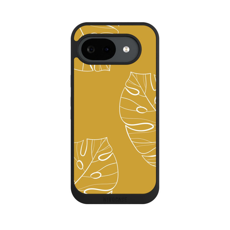 Pixel 10 a NIVOpure Leaves Mustard Background