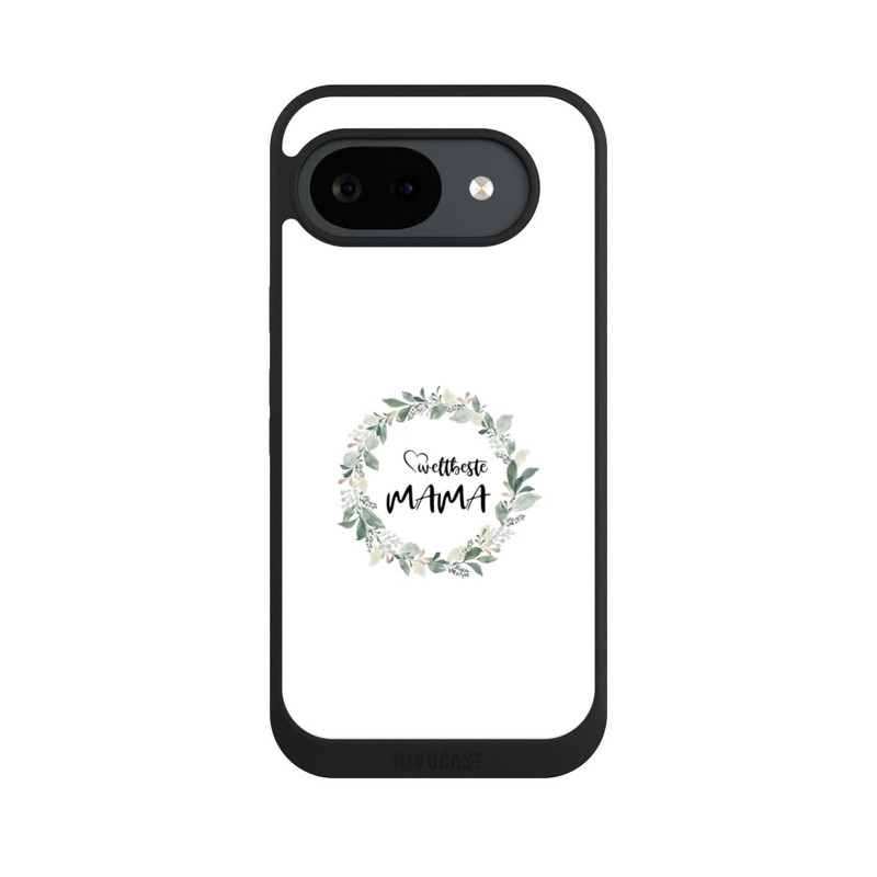 Pixel 10 a NIVOpure Weltbeste Mama Blumenkranz