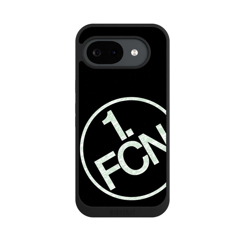 Pixel 10 a NIVOpure FCN Logo Weiß Texture auf Schwarz