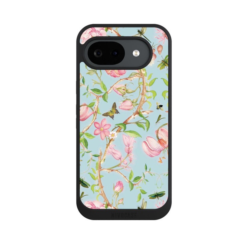 Pixel 10 a NIVOpure Fleurs Botaniques Vintage Bleu