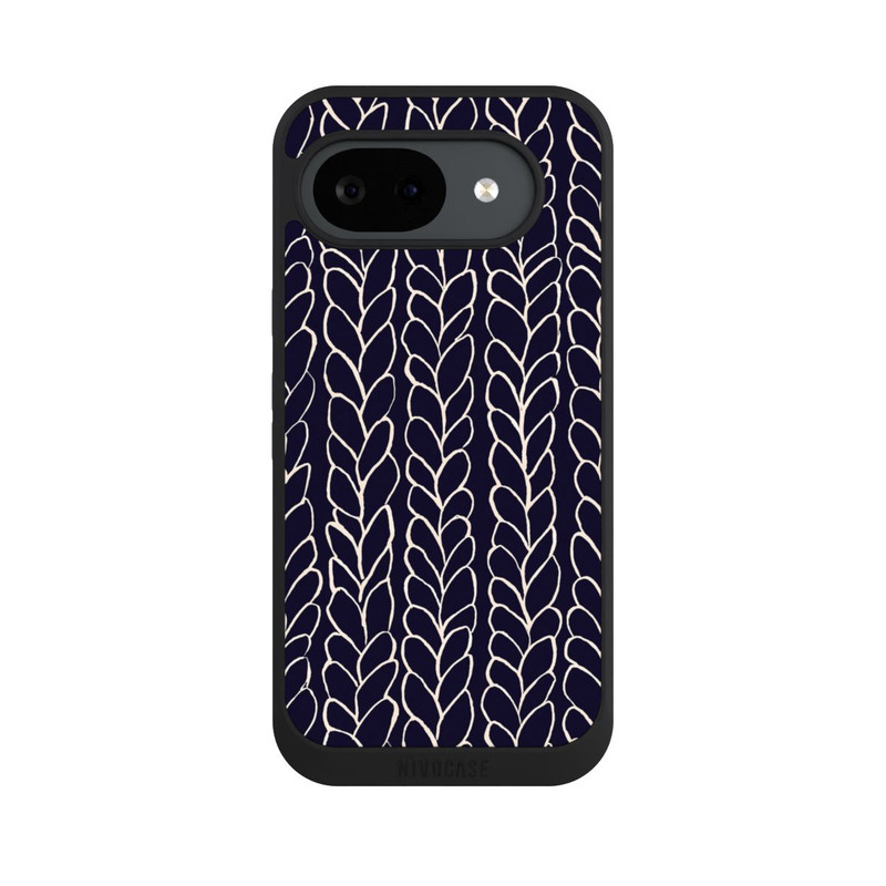 Pixel 10 a NIVOpure gezeichnete Wollzöpfe Marine