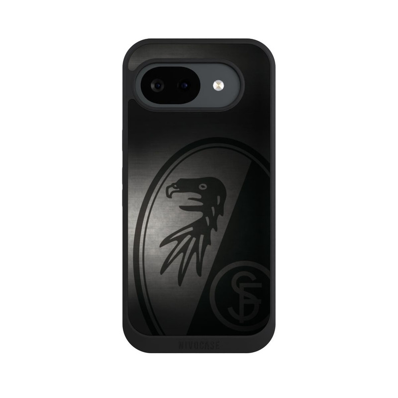 Pixel 10 a NIVOpure SC Freiburg Dot Metall Hintergrund
