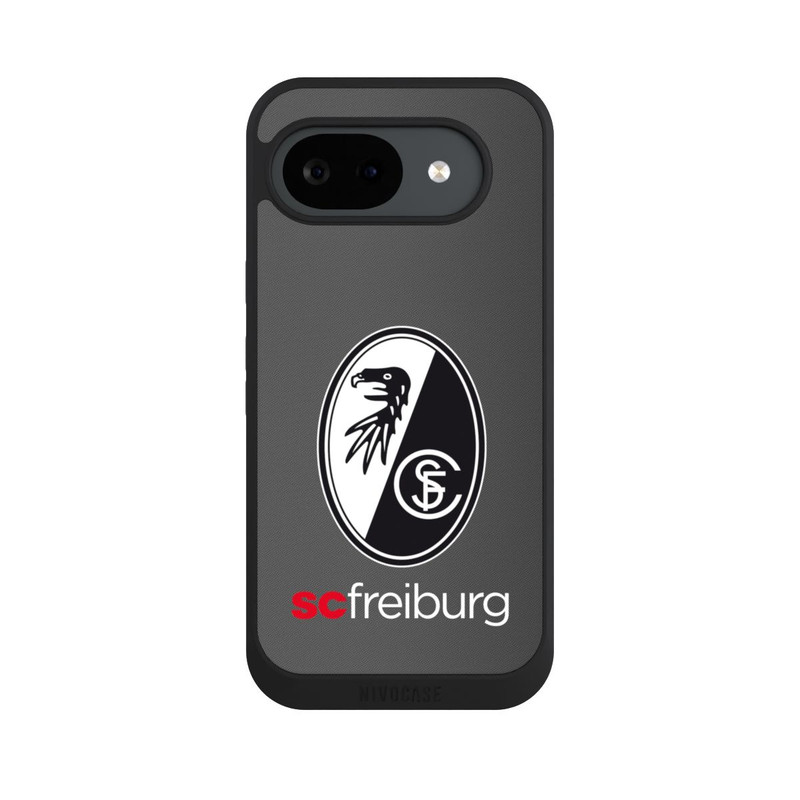 Pixel 10 a NIVOpure Carbon Hell Hintergrund mit dem Schriftzug SC Freiburg