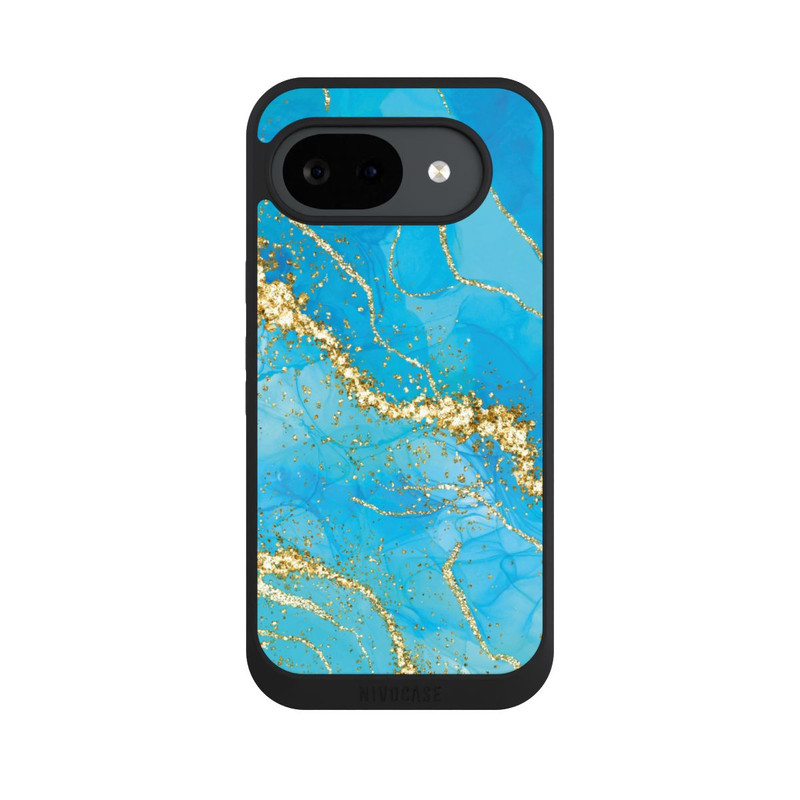 Pixel 10 a NIVOpure Fond Turquoise & Or