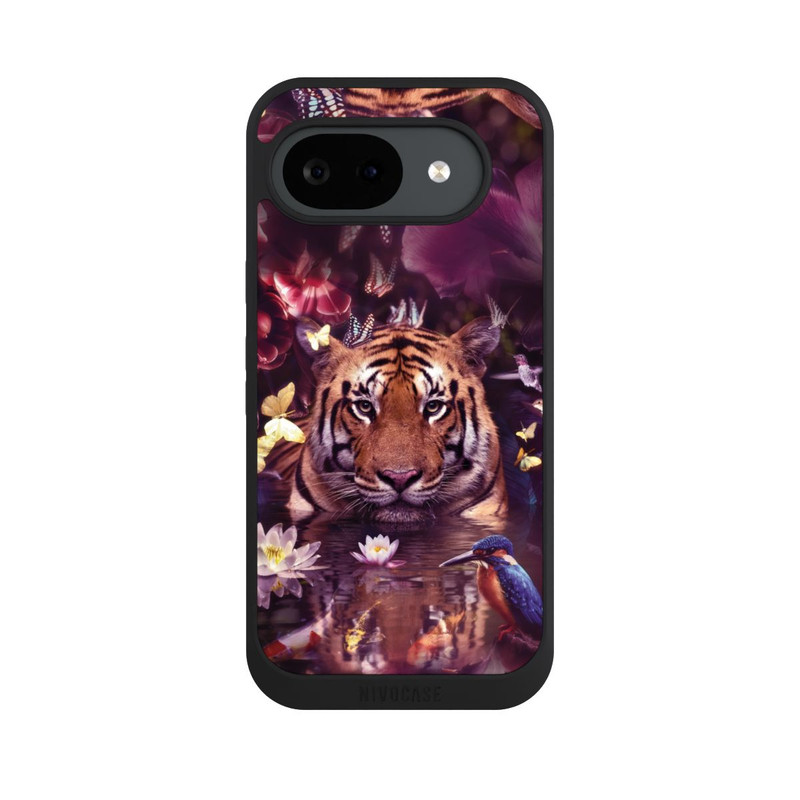 Pixel 10 a NIVOpure Tiger Blumenrahmen