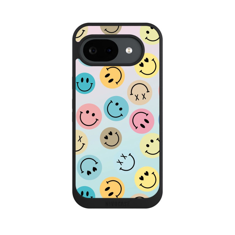 Pixel 10 a NIVOpure Smiles Emotes Pattern Colorful