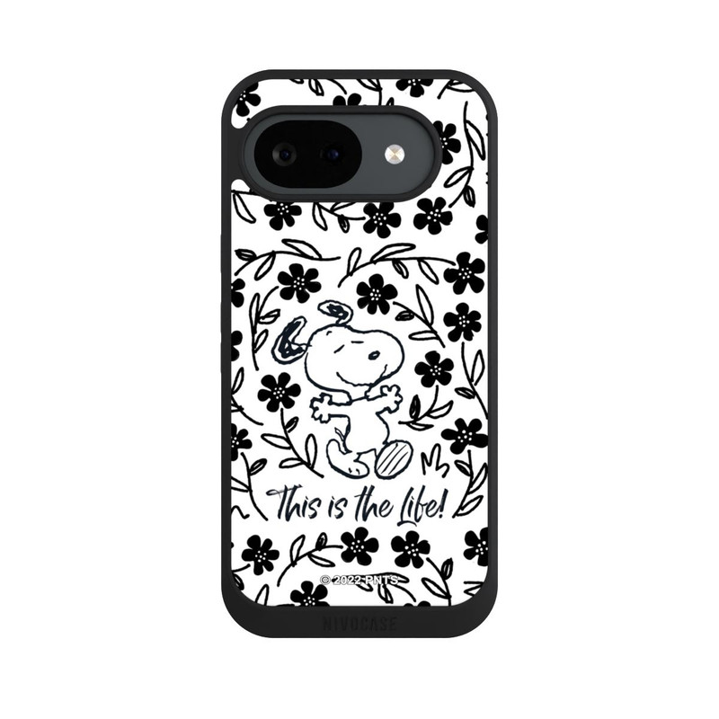 Pixel 10 a NIVOpure Snoopy This Is The Life Noir & Blanc