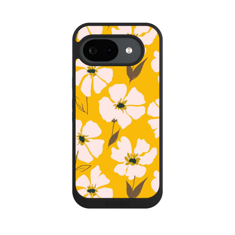 Pixel 10 a NIVOpure Blumenwiese auf Gelb Ocker