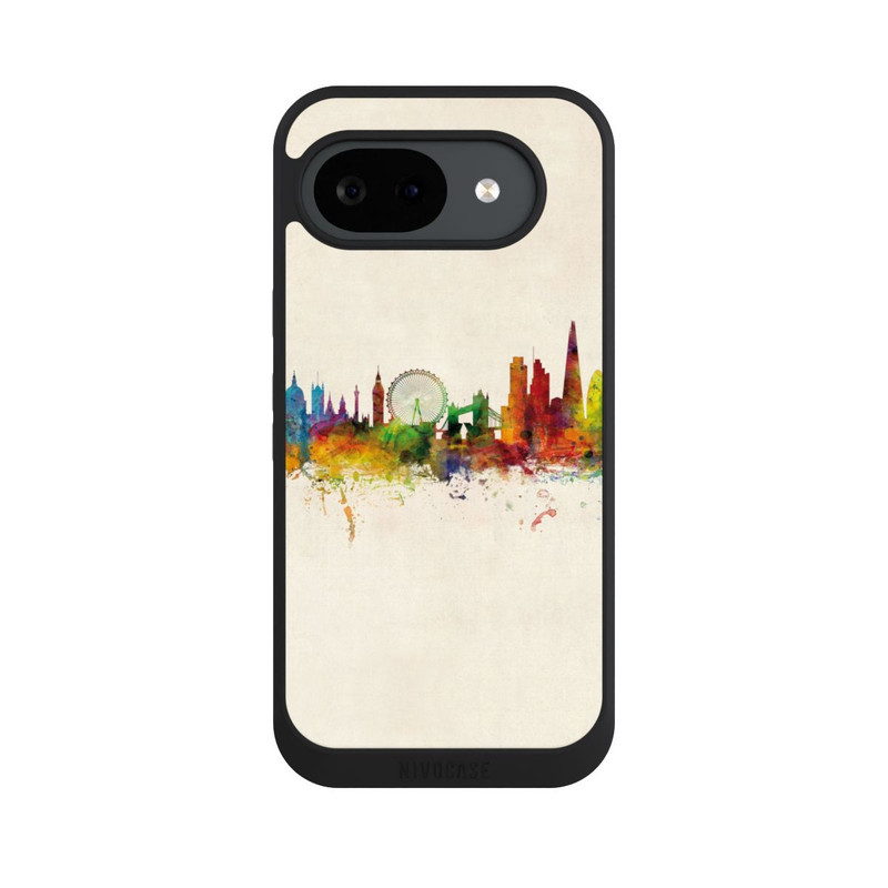 Pixel 10 a NIVOpure London Skyline Vintage Hintergrund