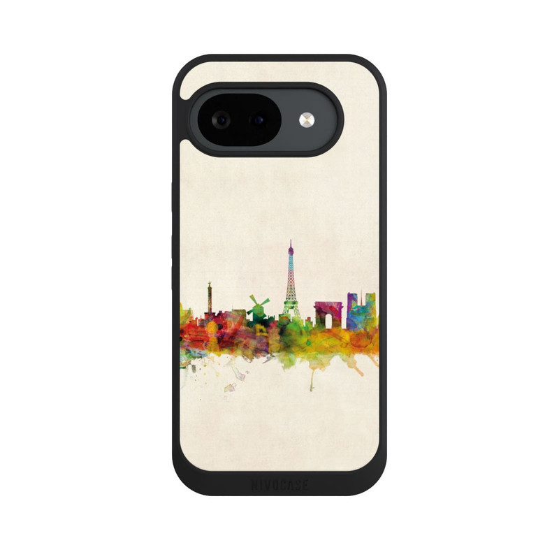 Pixel 10 a NIVOpure Paris Skyline Vintage Hintergrund