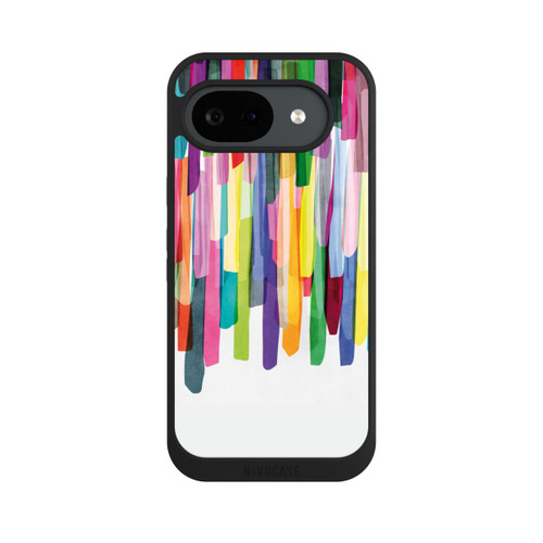 Google Pixel 10a NIVOpure Rayures colorées fond blanc