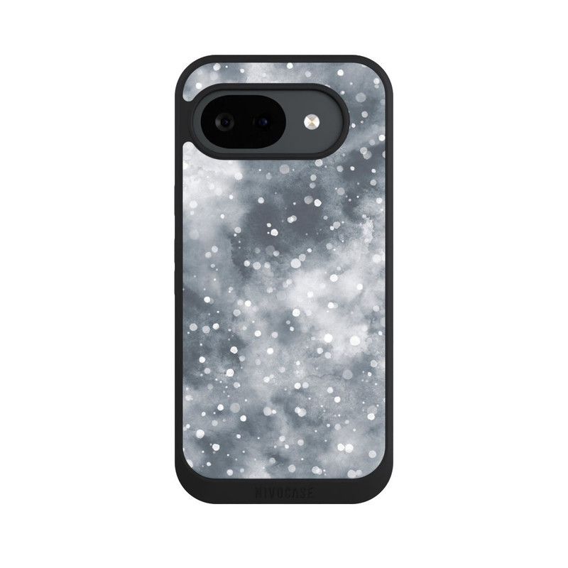 Pixel 10a NIVOpure Abstrakter Winterschneehimmel