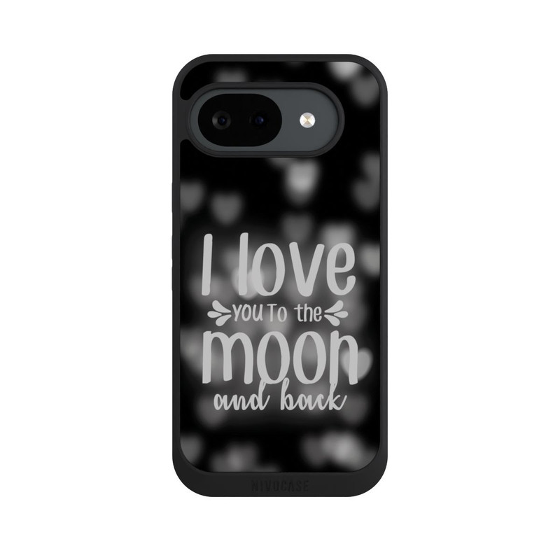 Pixel 10 a NIVOpure I Love You to The Moon And Back Black Hearts