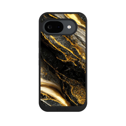 Google Pixel 10a NIVOpure Schwarze Marmor Goldschichten