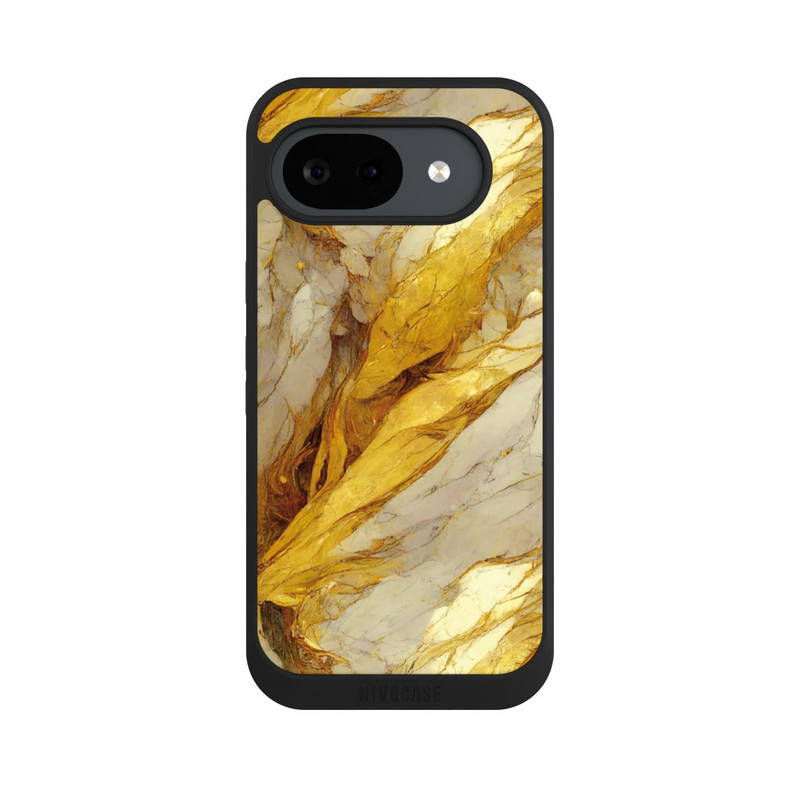 Pixel 10 a NIVOpure Weiße Marmor-Golddruckschichten