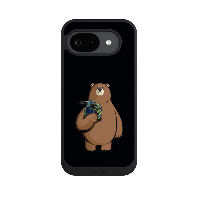Pixel 10 a NIVOpure Der Bär mit dem Helm Schwarz