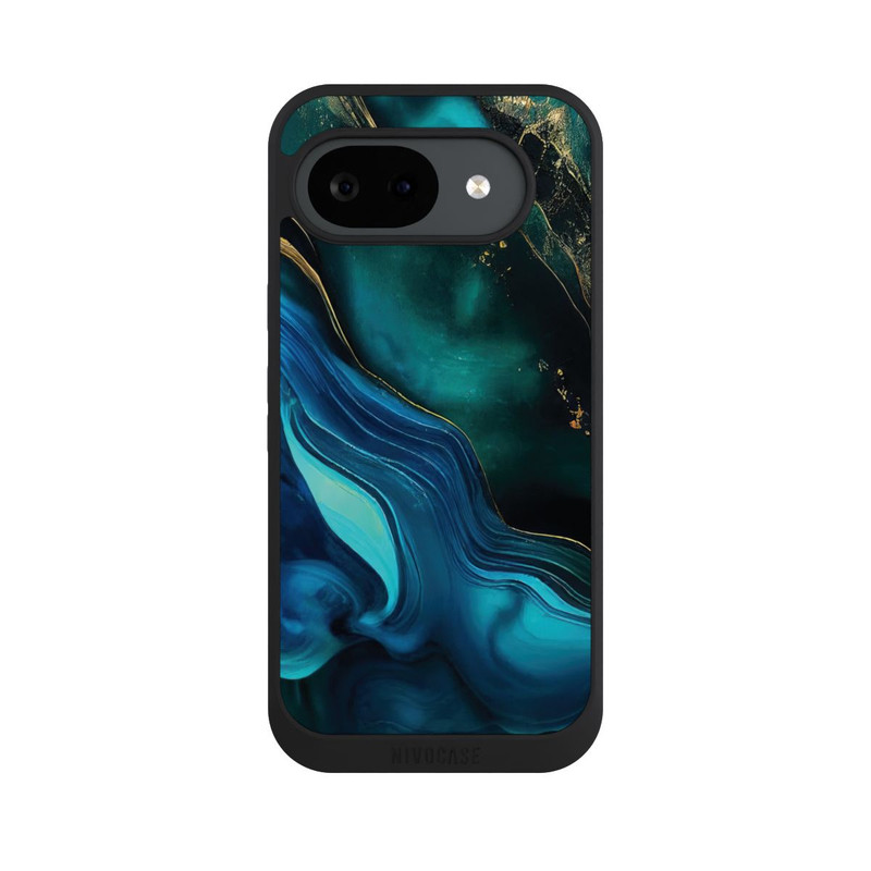 Pixel 10a NIVOpure Blaugoldene Tinte mit KI