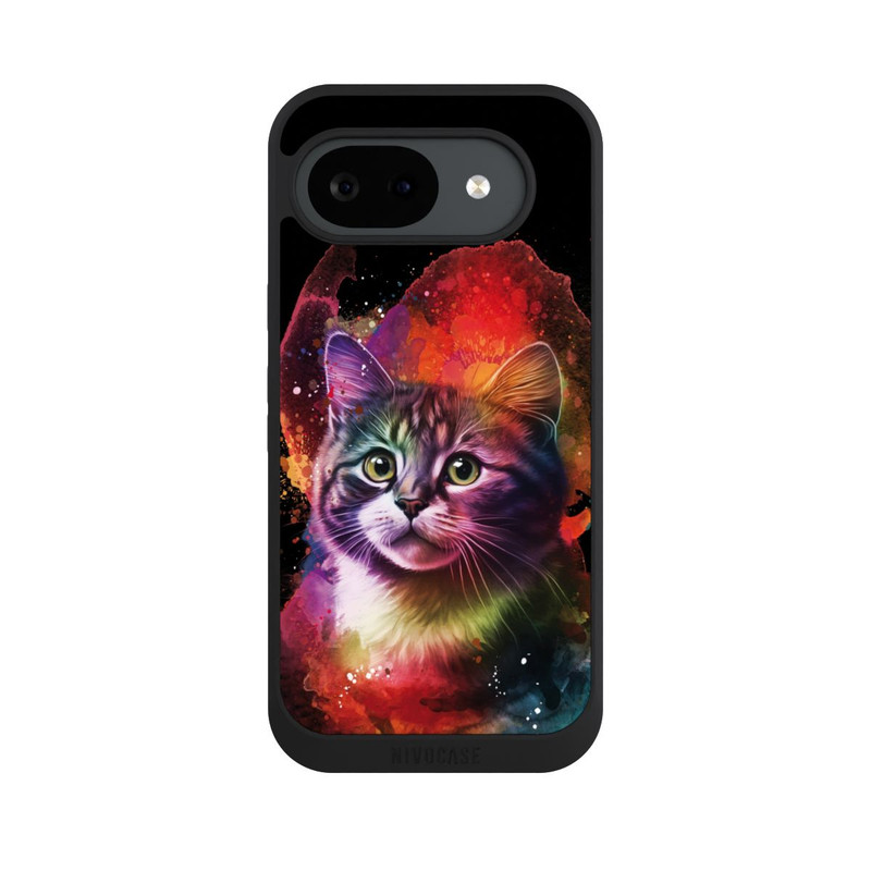 Pixel 10 a NIVOpure Happy Kitty Schwarz