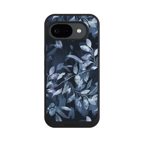 Google Pixel 10a NIVOpure Mystische Aquarellblätter marineblau