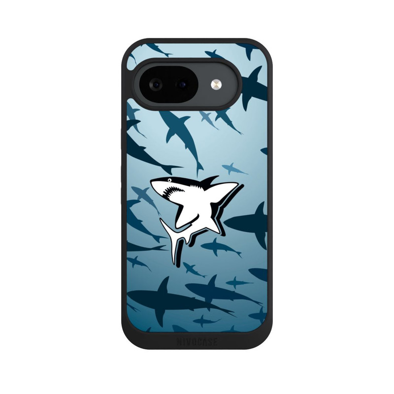 Pixel 10 a NIVOpure Haie Muster Blau