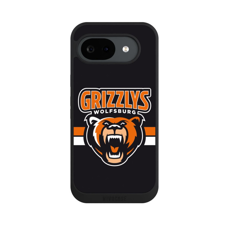 Pixel 10 a NIVOpure Logo Streifen Orange und Weiß 