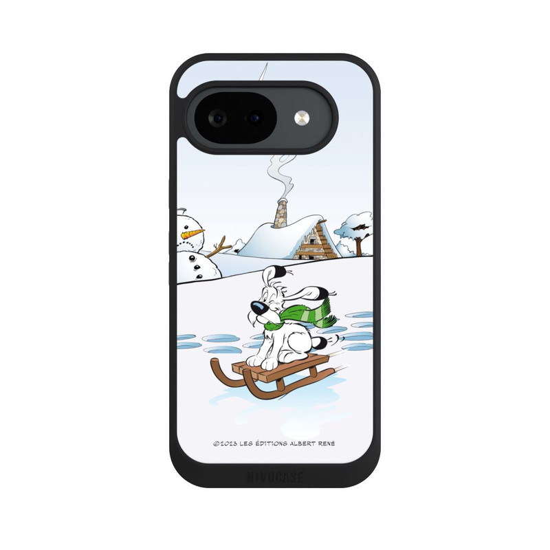 Pixel 10 a NIVOpure Idefix fährt Schlitten