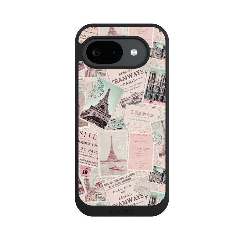 Pixel 10 a NIVOpure Vintage Paris Postcards Pattern