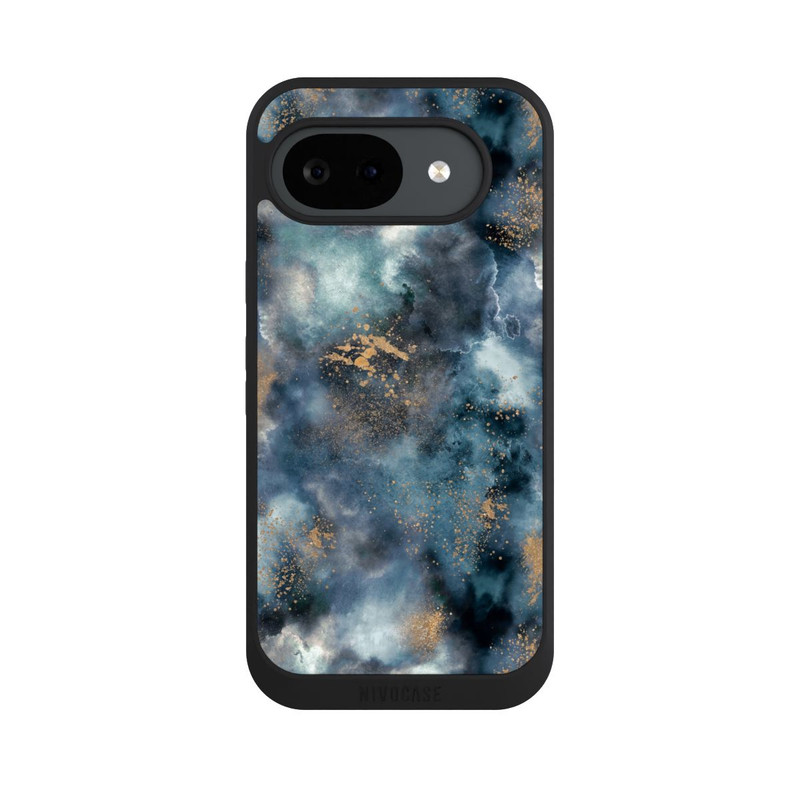 Pixel 10 a NIVOpure Smoky Marble Watercolor Navy