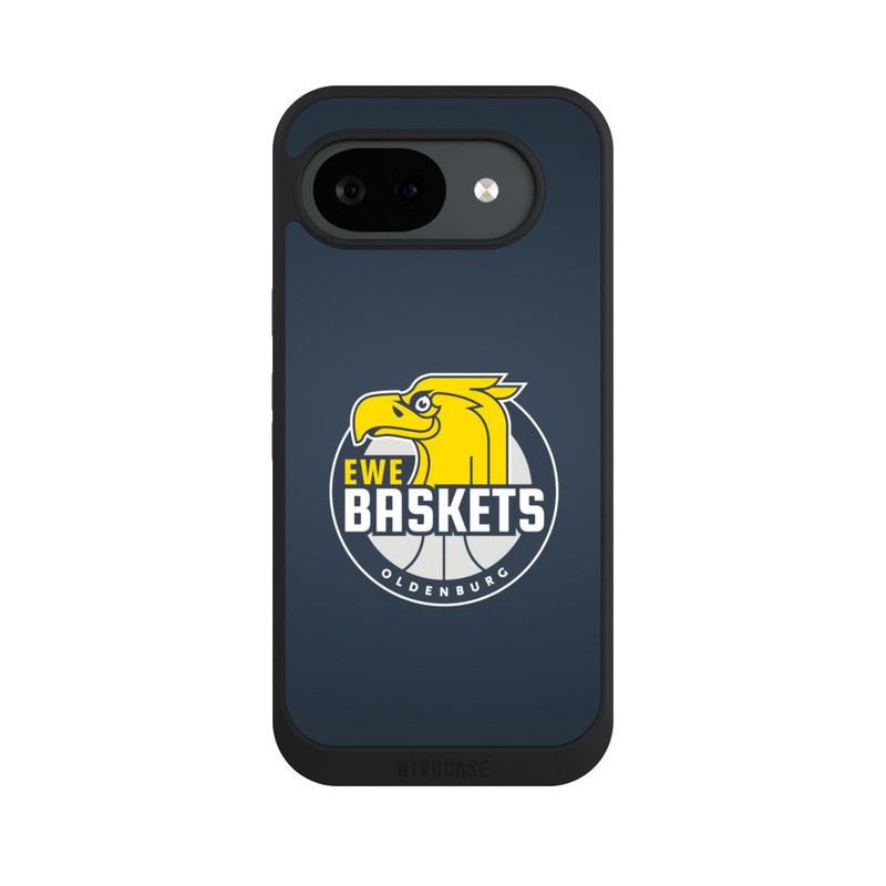 Pixel 10 a NIVOpure EWE Baskets Logo Blau