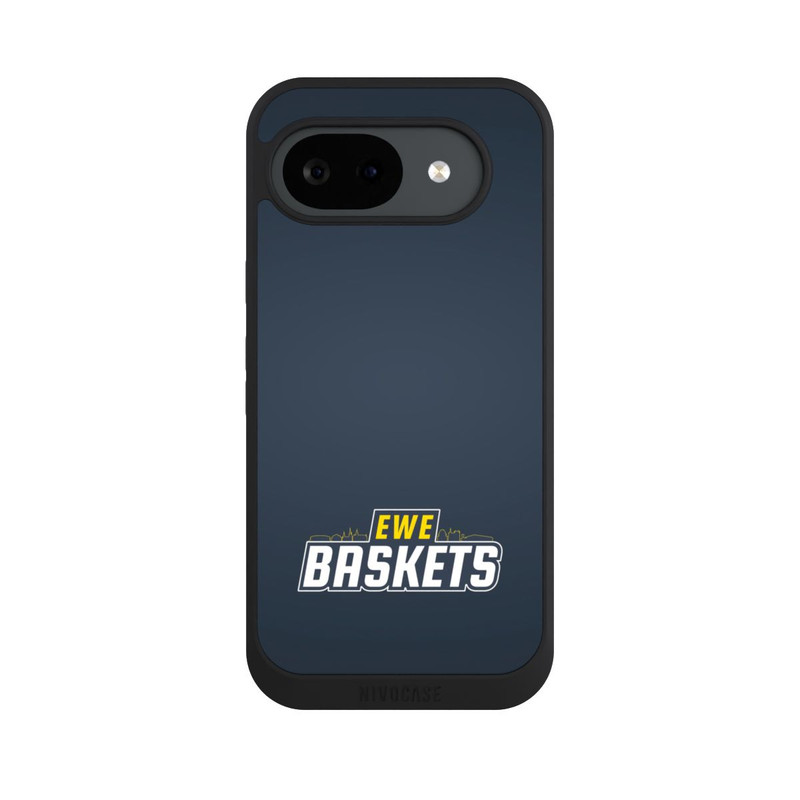 Pixel 10 a NIVOpure EWE Baskets Schriftzug Blau