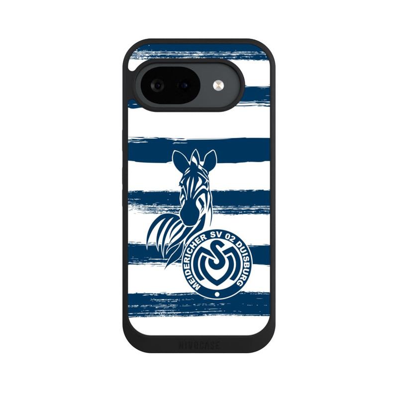 Pixel 10 a NIVOpure MSV Duisburg Blau Weiß Gestreift