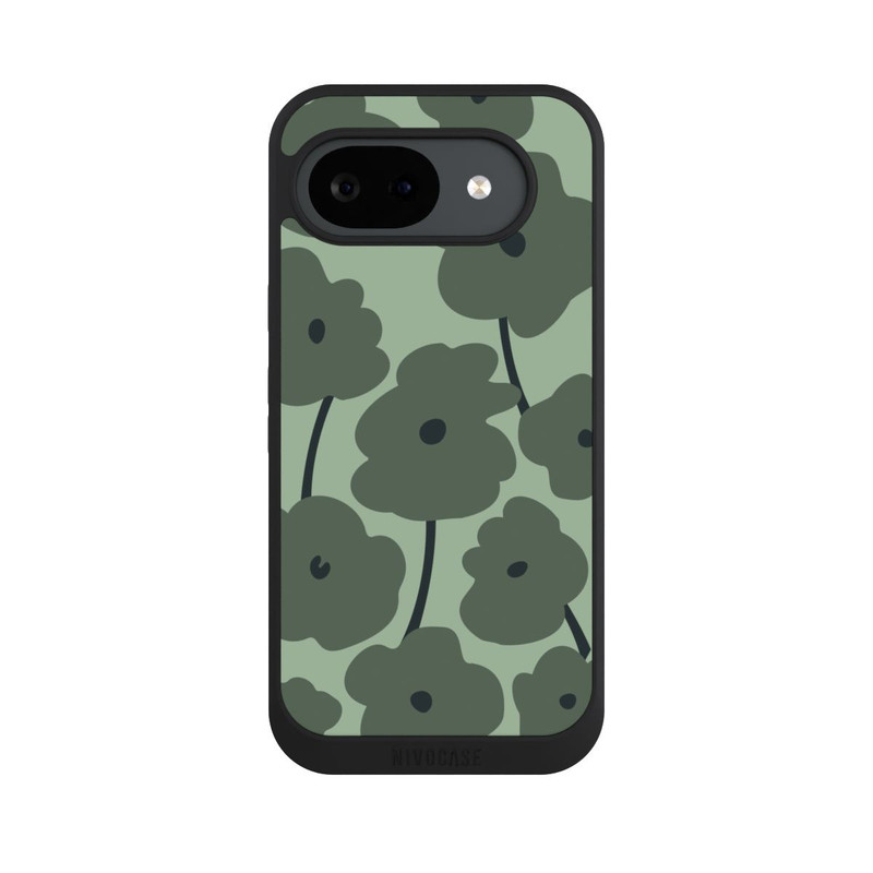 Pixel 10 a NIVOpure Minimalistic Flowers Green