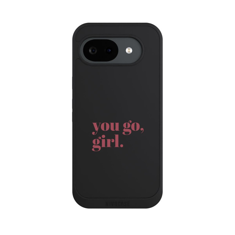 Pixel 10 a NIVOpure You Go Girl Rosa Transparent