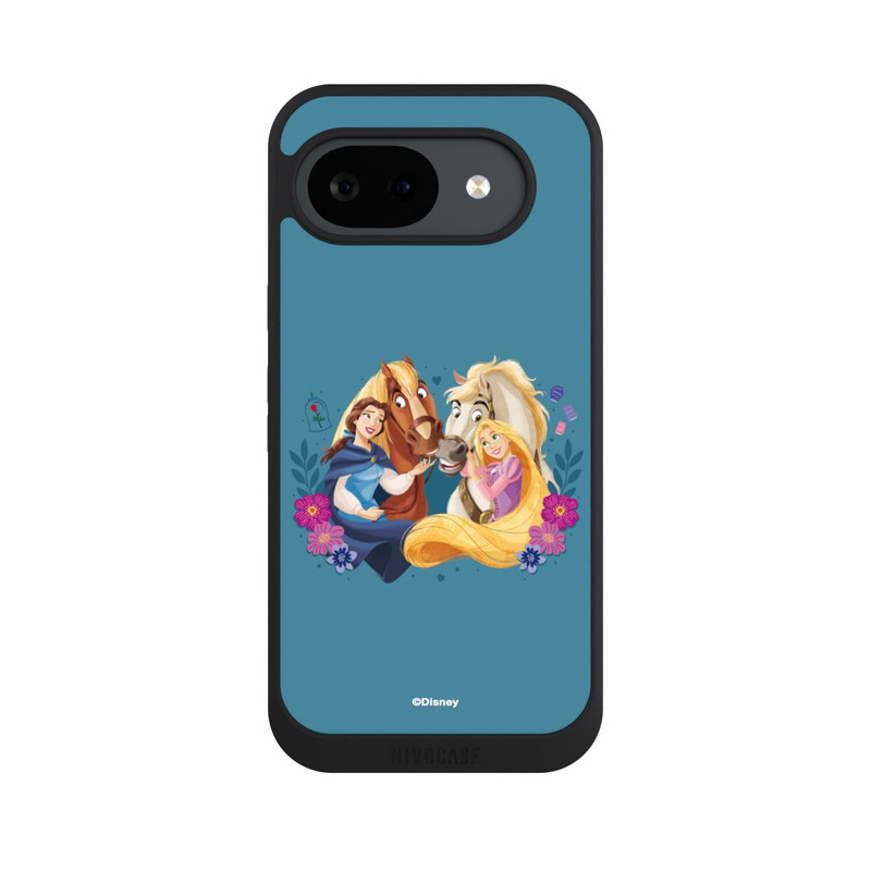 Pixel 10 a NIVOpure Disney Prinzessinnen Belle and Rapunzel mit Pferden