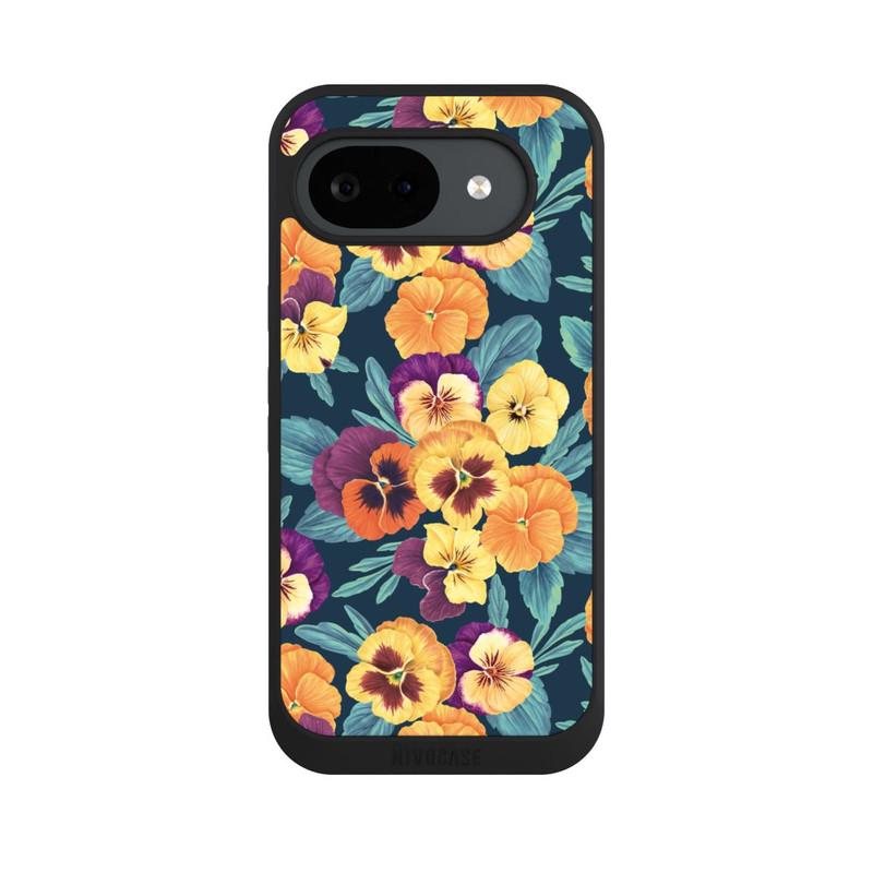 Pixel 10 a NIVOpure Pansies on Navy
