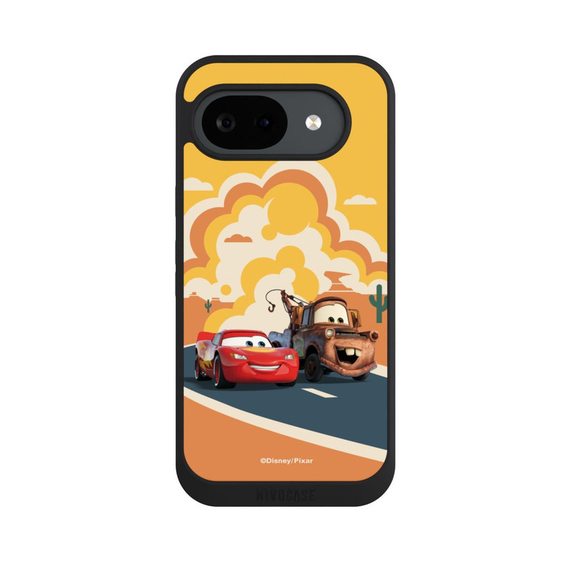 Pixel 10 a NIVOpure Disney Cars Lightning McQueen Und Hook on the Road
