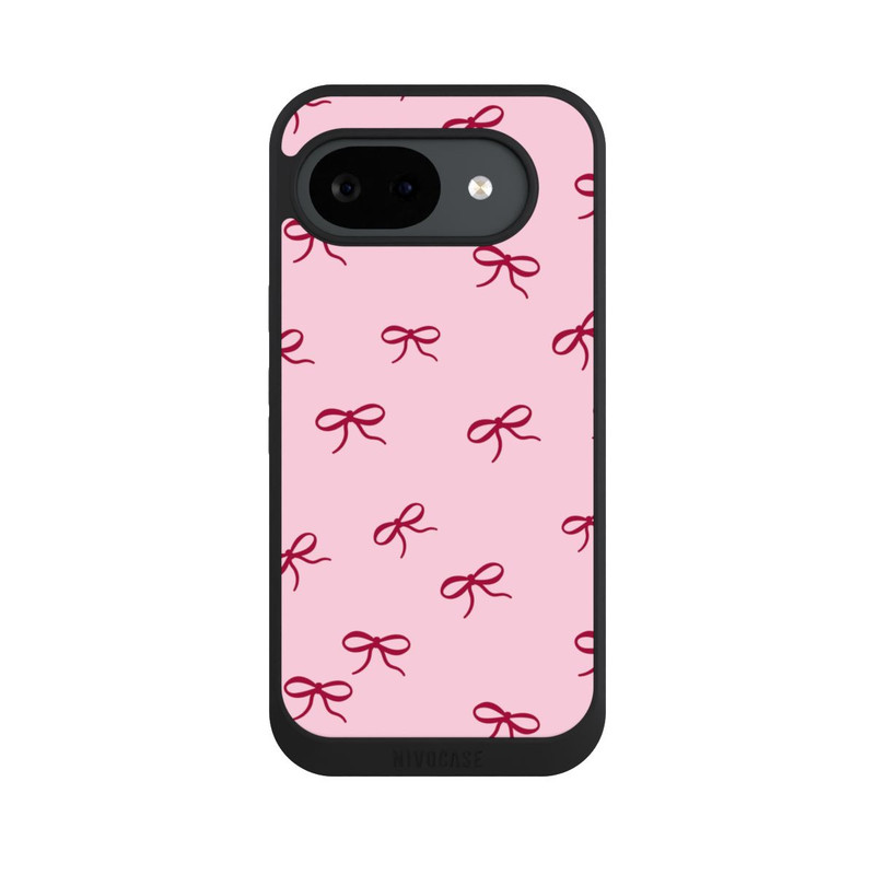 Pixel 10a NIVOpure Bows Red Pink Pattern