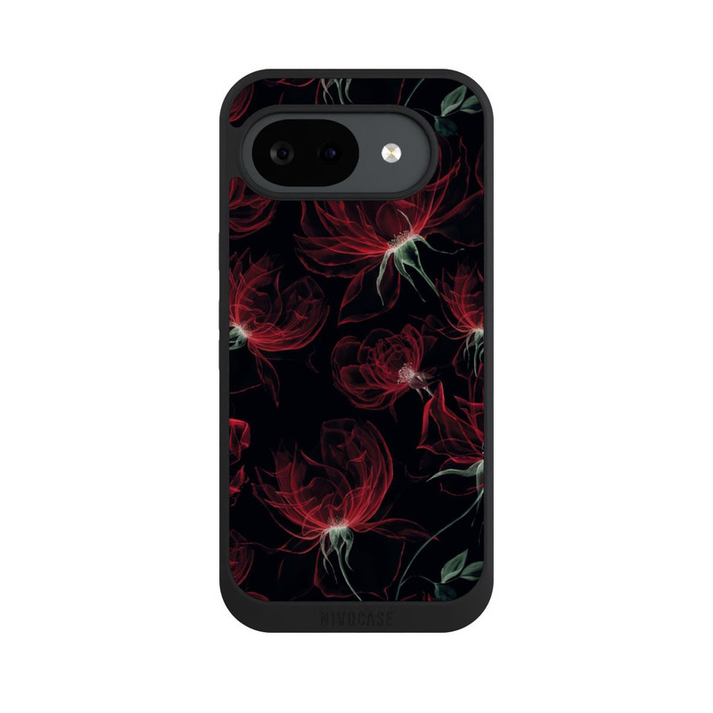 Pixel 10 a NIVOpure Red Flowers Wallpaper