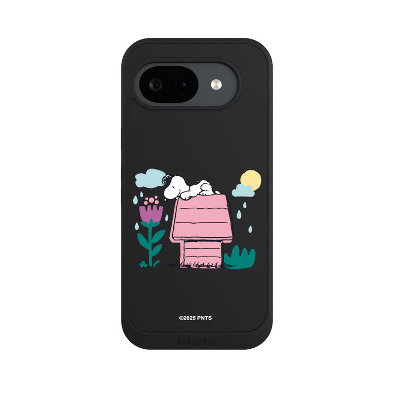 Pixel 10 a NIVOpure Snoopy Hundehütte Frühling transparent