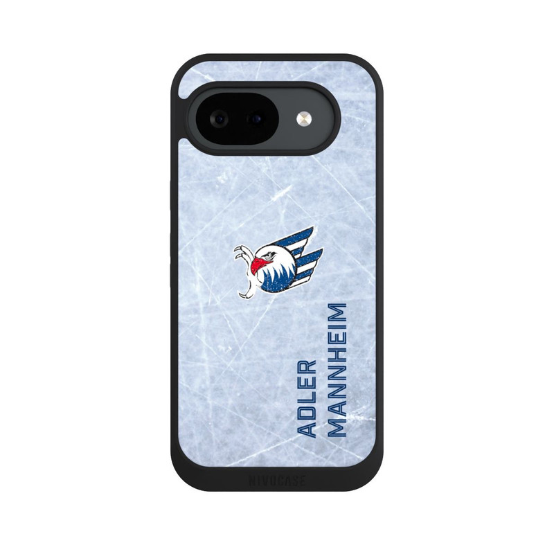 Pixel 10 a NIVOpure Adler Mannheim Eisfläche Logo