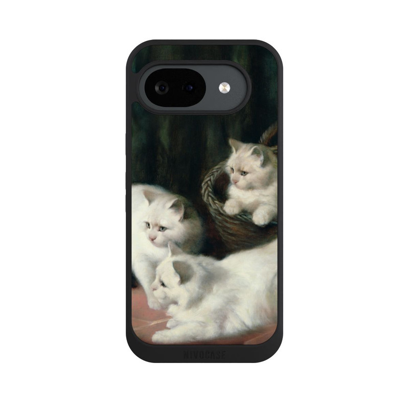 Pixel 10 a NIVOpure Three White Angora Kittens