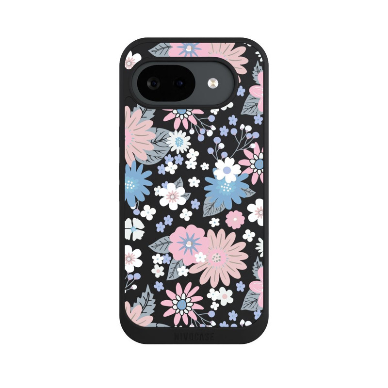 Pixel 10 a NIVOpure Wildflower Pattern Illustration Pastell Transparent