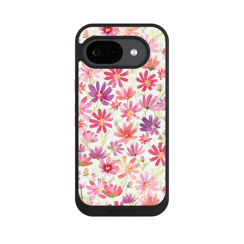 Pixel 10 a NIVOpure Boho Cosmos Flowers Purple