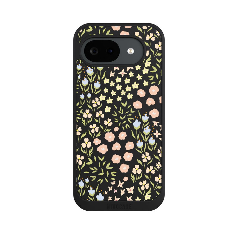 Pixel 10 a NIVOpure Blumenmuster Pastell Transparent