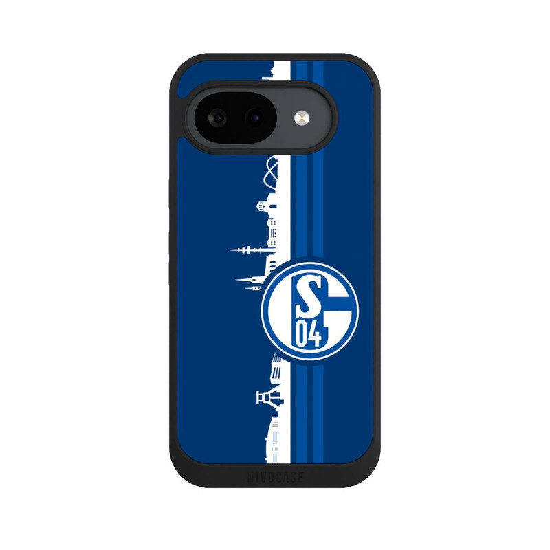 Pixel 10 a NIVOpure Schalke 04 Skyline Blau