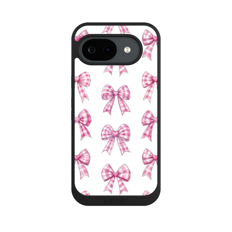 Pixel 10 a NIVOpure Pink Gingham Hearts and Bows
