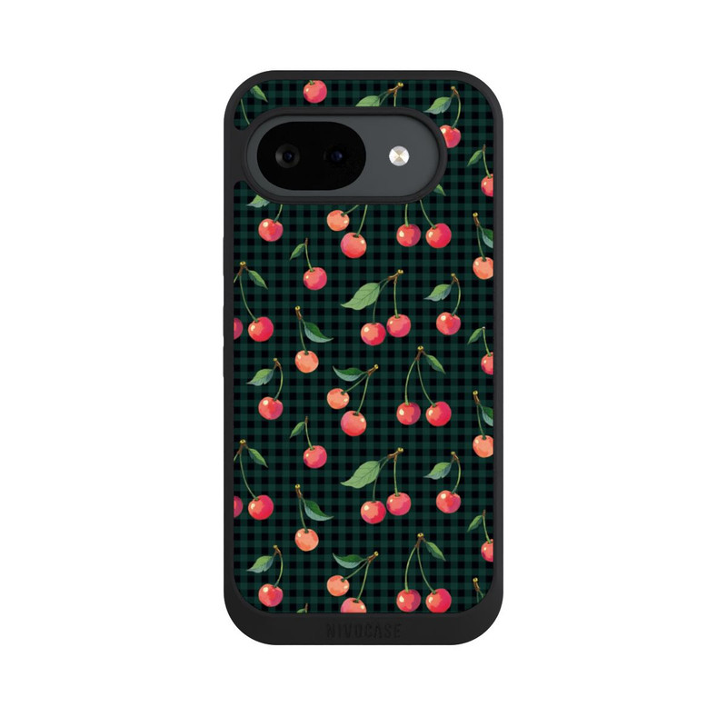 Pixel 10 a NIVOpure Cherries and Green Gingham