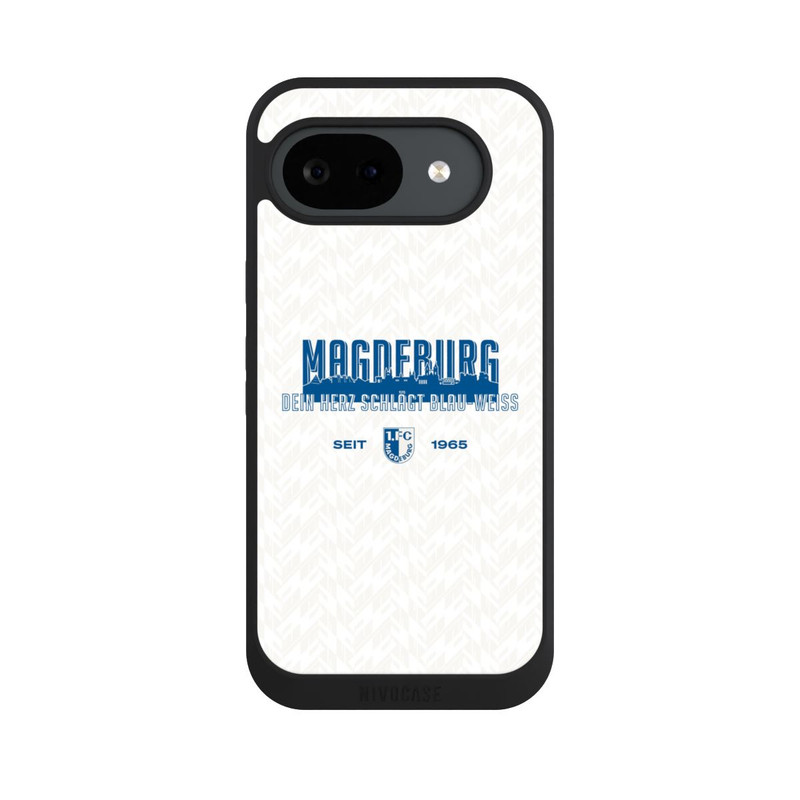Pixel 10 a NIVOpure 1. FC Magdeburg Dein Herz Schlägt Blau Weiß